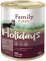 Karm dla psów Family First Canned Adult Venison/Goose 0.8 kg