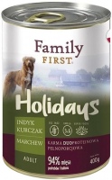 Karm dla psów Family First Canned Adult Turkey/Chicken 0.4 kg