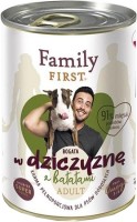 Karm dla psów Family First Canned Adult Game/Sweet Potato 0.4 kg