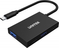 Кардридер / USB-хаб Unitek uHUB Q4 Advanced 4-in-1 USB-C Hub in 10Gbps 