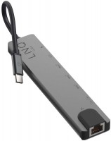Czytnik kart pamięci / hub USB LINQ 8in1 Pro USB-C 10Gbps Multiport Hub with 4K HDMI Ethernet and Card Reader 