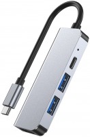 Кардридер / USB-хаб Tech-Protect V2 4-in-1 