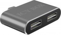 Кардридер / USB-хаб Icy Box IB-HUB1201-C 