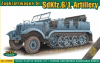 Model do sklejania (modelarstwo) Ace Zugkraftwagen Sd Kfz.6/1 (1:72) 