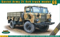 Zdjęcia - Model do sklejania (modelarstwo) Ace Soviet Army 2t 4x4 Truck Model 66 (1:72) 