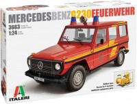 Збірна модель ITALERI Mercedes Benz G230 Feuerwehr (1:24) 
