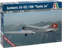 Фото - Збірна модель ITALERI Ju-52/3M Tante Ju (1:72) 