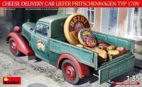 Збірна модель MiniArt Cheese Delivery Car Liefer Pritschenwagen Typ 170v (1:35) 