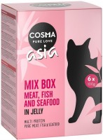 Karma dla kotów Cosma Pure Love Asia Mix Box 6 pcs 