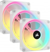 Zdjęcia - Chłodzenie Corsair iCUE LINK QX120 RGB White Triple Pack 