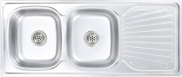 Zlewozmywak kuchenny VidaXL Kitchen Sink Double Basin 120x50 145075 1200x500