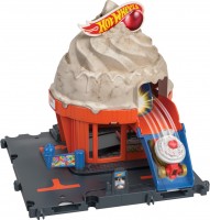 Tor samochodowy / kolejowy Hot Wheels Downtown Ice Cream Swirl HKX38 