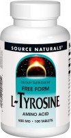 Фото - Амінокислоти Source Naturals L-Tyrosine 500 mg 100 tab 