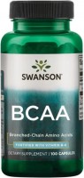 Фото - Амінокислоти Swanson BCAA 100 cap 