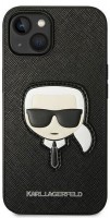 Etui Karl Lagerfeld Saffiano Karl's Head Patch for iPhone 14 