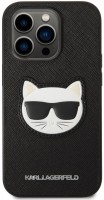 Etui Karl Lagerfeld Saffiano Choupette Head Patch for iPhone 14 Pro 
