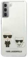 Etui Karl Lagerfeld Transparent Karl & Choupette for Galaxy S21+ 