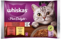 Zdjęcia - Karma dla kotów Whiskas Pure Delight Juicy Bites in Jelly 4 pcs 