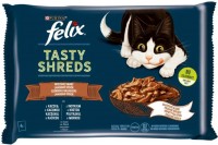 Фото - Корм для кішок Felix Tasty Shreds Farm Selection Duck/Turkey in Gravy 4 pcs 