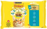 Karma dla kotów Friskies Adult Fish Mix Pouch 4 pcs 
