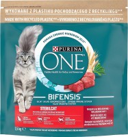 Zdjęcia - Karma dla kotów Purina ONE Sterilized Beef  1.5 kg