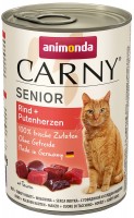Karma dla kotów Animonda Senior Carny Beef/Turkey Heart/Veal 400 g 