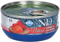 Karma dla kotów Farmina Natural Adult Tuna/Salmon  140 g