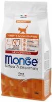 Zdjęcia - Karma dla kotów Monge Speciality Line Monoprotein Kitten Duck  1.5 kg