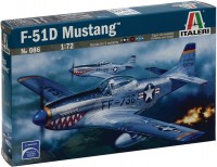 Model do sklejania (modelarstwo) ITALERI P-51D Mustang (1:72) 