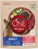 Фото - Корм для собак Purina ONE Adult Mini/Small Beef 1.5 kg 