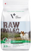 Karm dla psów VetExpert Raw Paleo Adult Mini Turkey 2.5 kg 