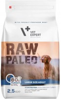Karm dla psów VetExpert Raw Paleo Adult Large Turkey 2.5 kg