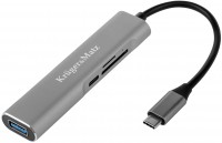 Кардридер / USB-хаб Kruger&Matz KM0390 
