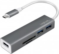Кардридер / USB-хаб LogiLink UA0305 
