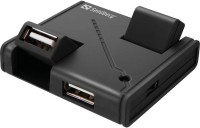 Кардридер / USB-хаб Sandberg USB Hub 4 Ports 