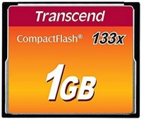 Zdjęcia - Karta pamięci Transcend CompactFlash 133x 1 GB
