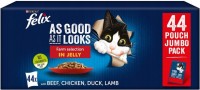 Karma dla kotów Felix As Good As It Looks Fram Selection in Jelly 44 pcs 