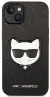 Фото - Чохол Karl Lagerfeld Saffiano Choupette Head Patch for iPhone 14 Plus 