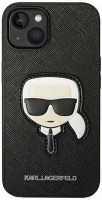 Etui Karl Lagerfeld Saffiano Karl's Head Patch for iPhone 14 Plus 