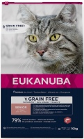 Корм для кішок Eukanuba Senior Grain Free Salmon 10 kg 