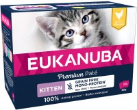 Karma dla kotów Eukanuba Kitten Grain Free Chicken 12 pcs 