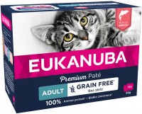 Karma dla kotów Eukanuba Adult Grain Free Salmon 12 pcs 