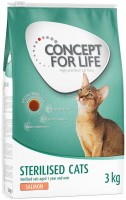 Karma dla kotów Concept for Life Sterilised Cats Salmon  3 kg