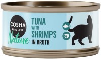 Фото - Корм для кішок Cosma Pure Love Nature Tuna/Shrimps 6 pcs 