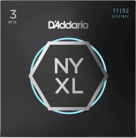 Фото - Струни DAddario NYXL Nickel Wound 11-52 (3-Pack) 