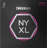 Фото - Струни DAddario NYXL Nickel Wound 9-42 (3-Pack) 