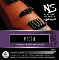 Struny DAddario NS Electric Viola Long Scale Medium 