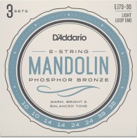 Фото - Струни DAddario Phosphor Bronze Mandolin 10-38 (3-Pack) 