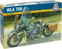 Model do sklejania (modelarstwo) ITALERI WLA 750 U.S. Motorcycle (1:9) 