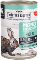 Корм для кішок Wiejska Zagroda Adult Monoprotein Cat Canned with Rabbit 400 g 